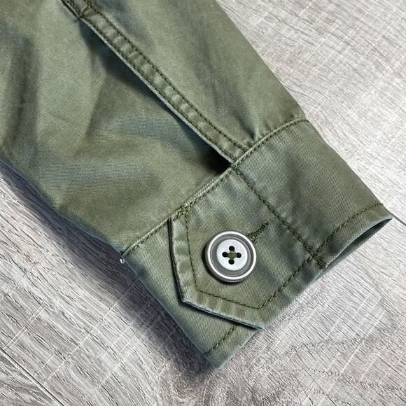 MADEWELL Army Olive Green Utility Military Jacket Women’s Size Small - Picture 6 of 8